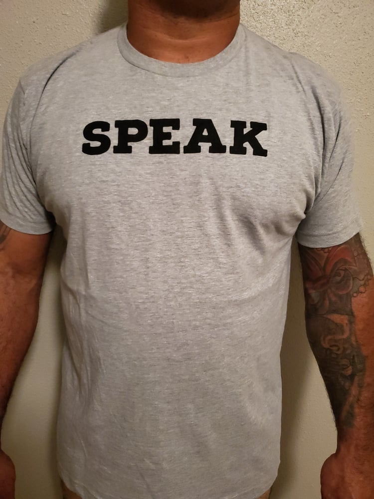 Image of SPEAK tshirt