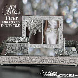 Image of Bliss Fleur Vanity Mirror Tray