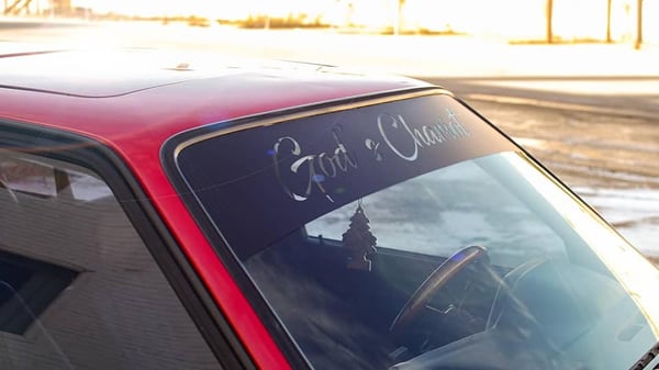 Image of "God's Chariot" Banner