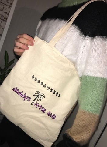 Image of Daddys little evil TOTE BAG