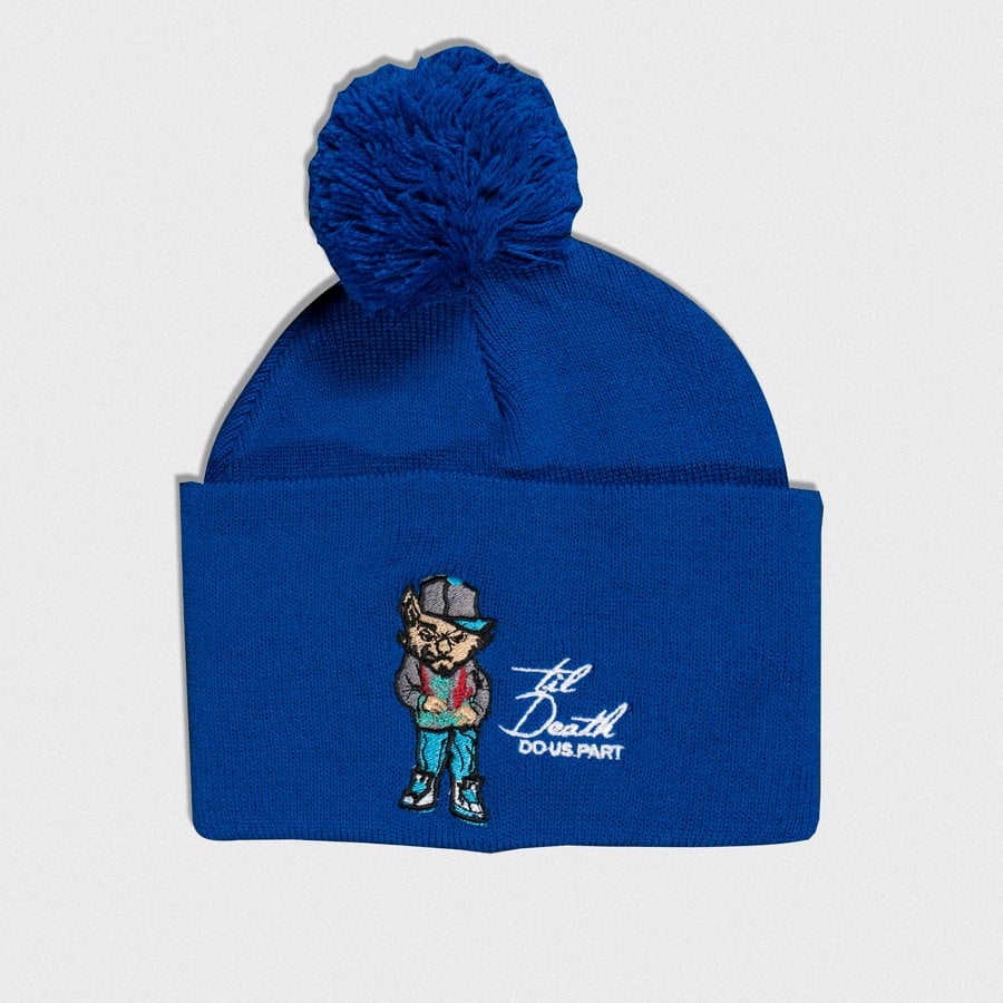 Image of  Embroidery Character Skully With POM
