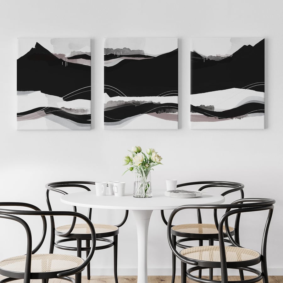 Mechanics of Color Canvas — 3 Canvas Print Set Michael Grace & Co