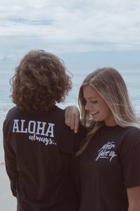 Image 1 of Never Give Up/Aloha Always Long Sleeve (PREORDER ONLY)