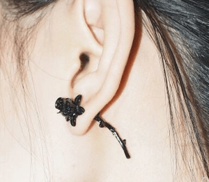 Image of Dark romance earrings