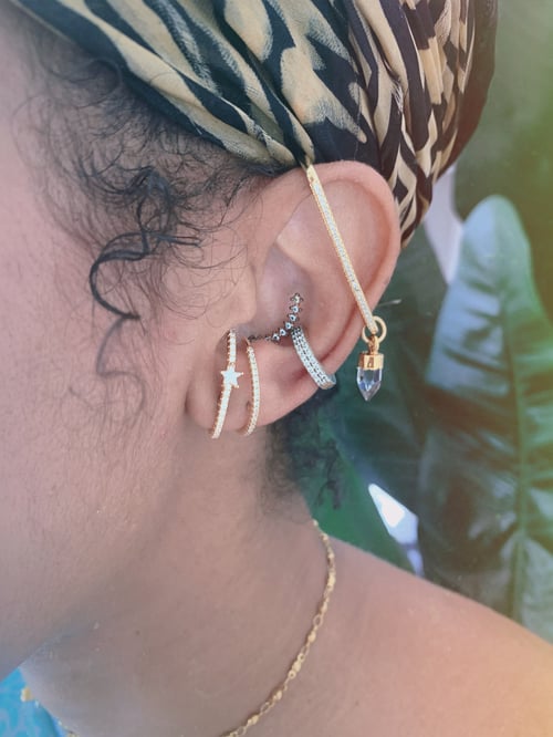 Image of RUBEN • Lobe Cuff Earrings