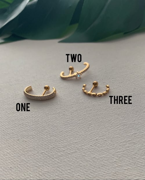 Image of TANJ • Lobe Cuff Earring PRESALE