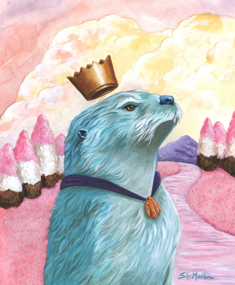 Image of The Otter King - Original Painting