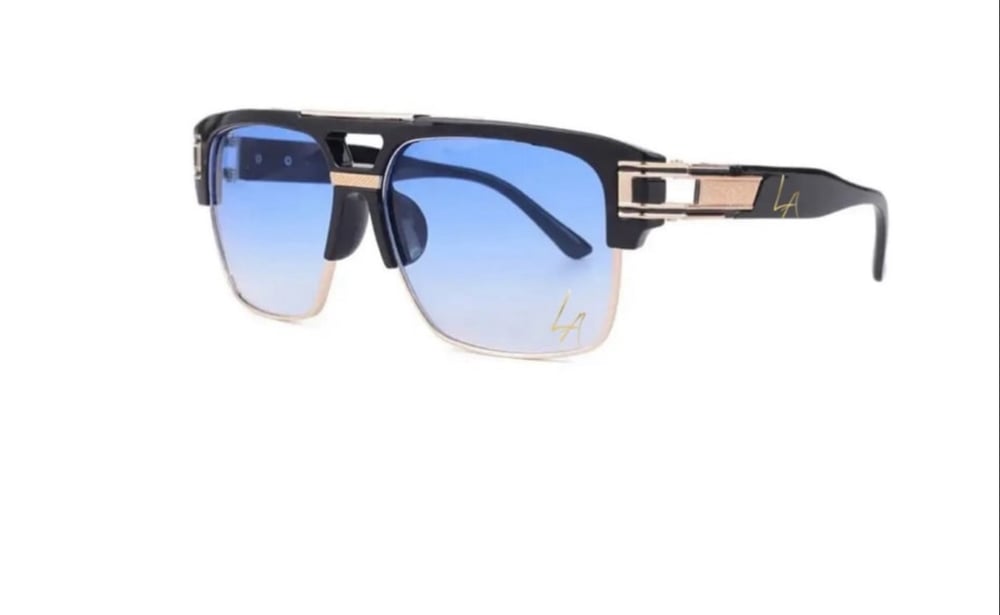 Image of RETRO blue tint lens “LA” eyewear 
