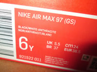 Image of Air Max 97 "Triple Black" GS
