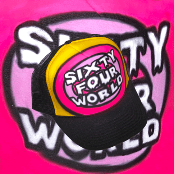 Image of SIXTY FOUR WORLD TRUCKER HAT
