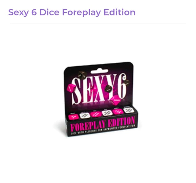 Image of Sexy foreplay dice