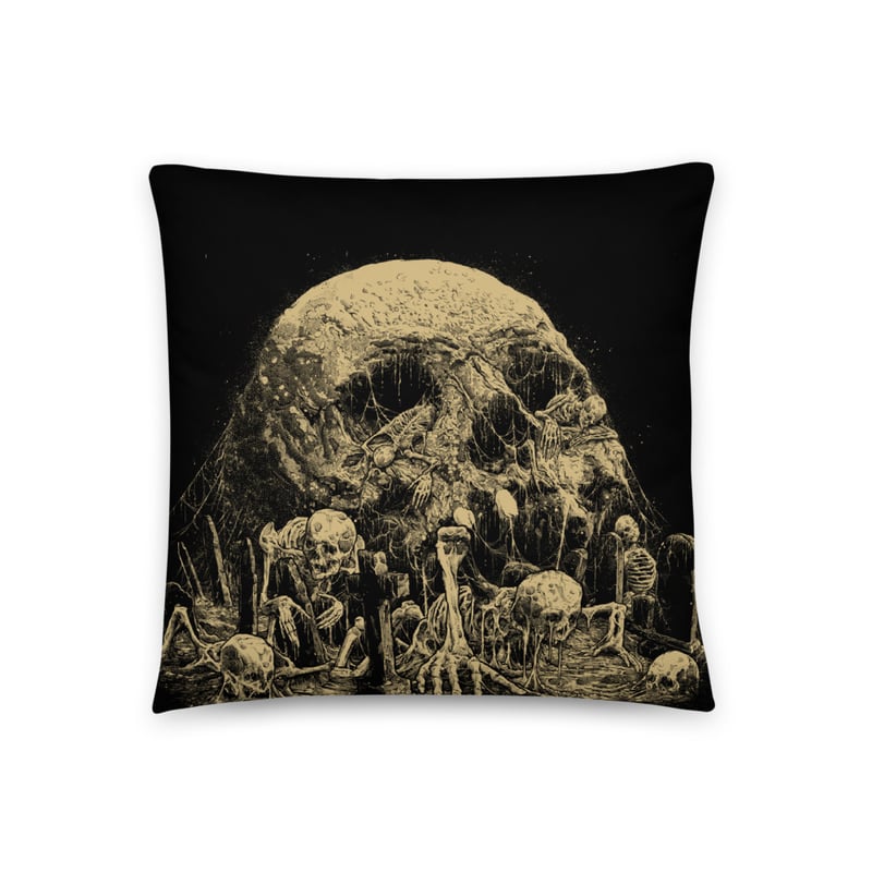 Image of Graveyard Throw Pillow