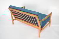 Image 2 of Banquette 2 places BZ velours bleu