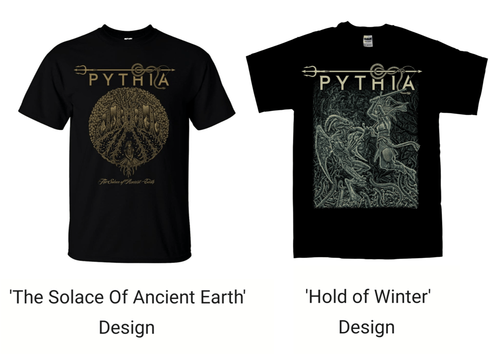 Image of PYTHIA - T-SHIRTS (SELECT TYPE & SIZE)