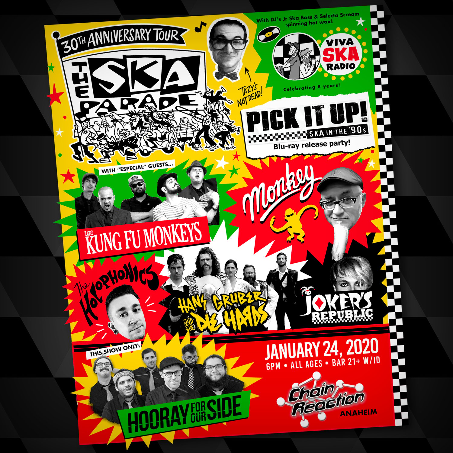 Image of Ticket | Ska Parade 30th Anniversary Tour - Chain Reaction, Anaheim, CA - January 24, 2020