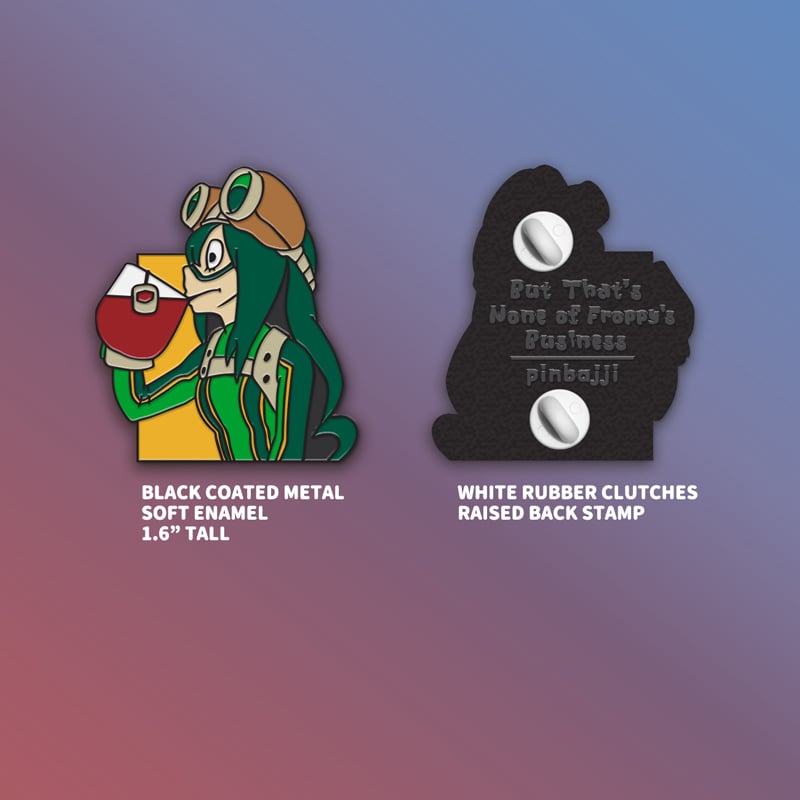 Image of None of Frobby's Business Pin