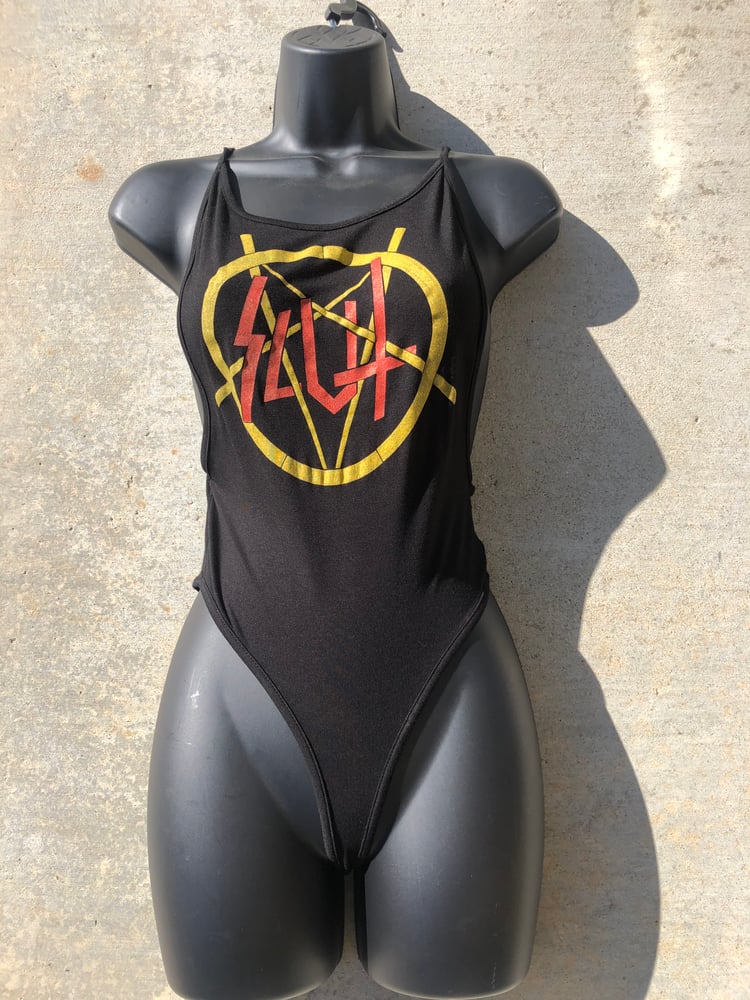 Image of SLAYER "SLUT" BODYSUIT