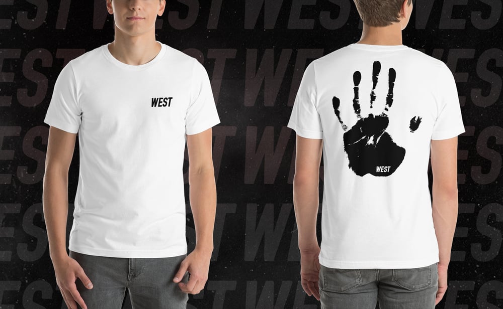 Image of WEST Classic Handprint Tee - White