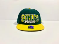Image 2 of Seattle Sonics Snapback Hat