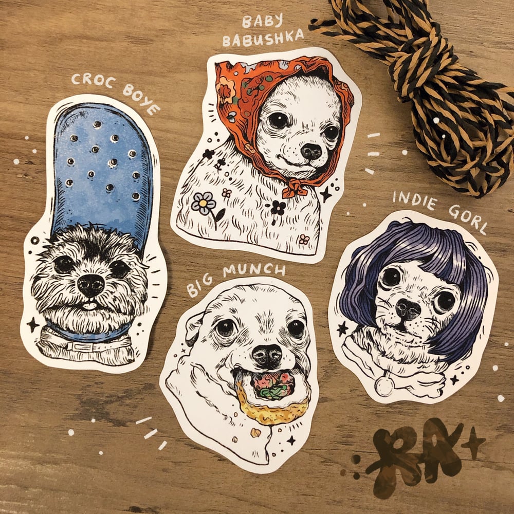 Image of DOG STICKERS #1