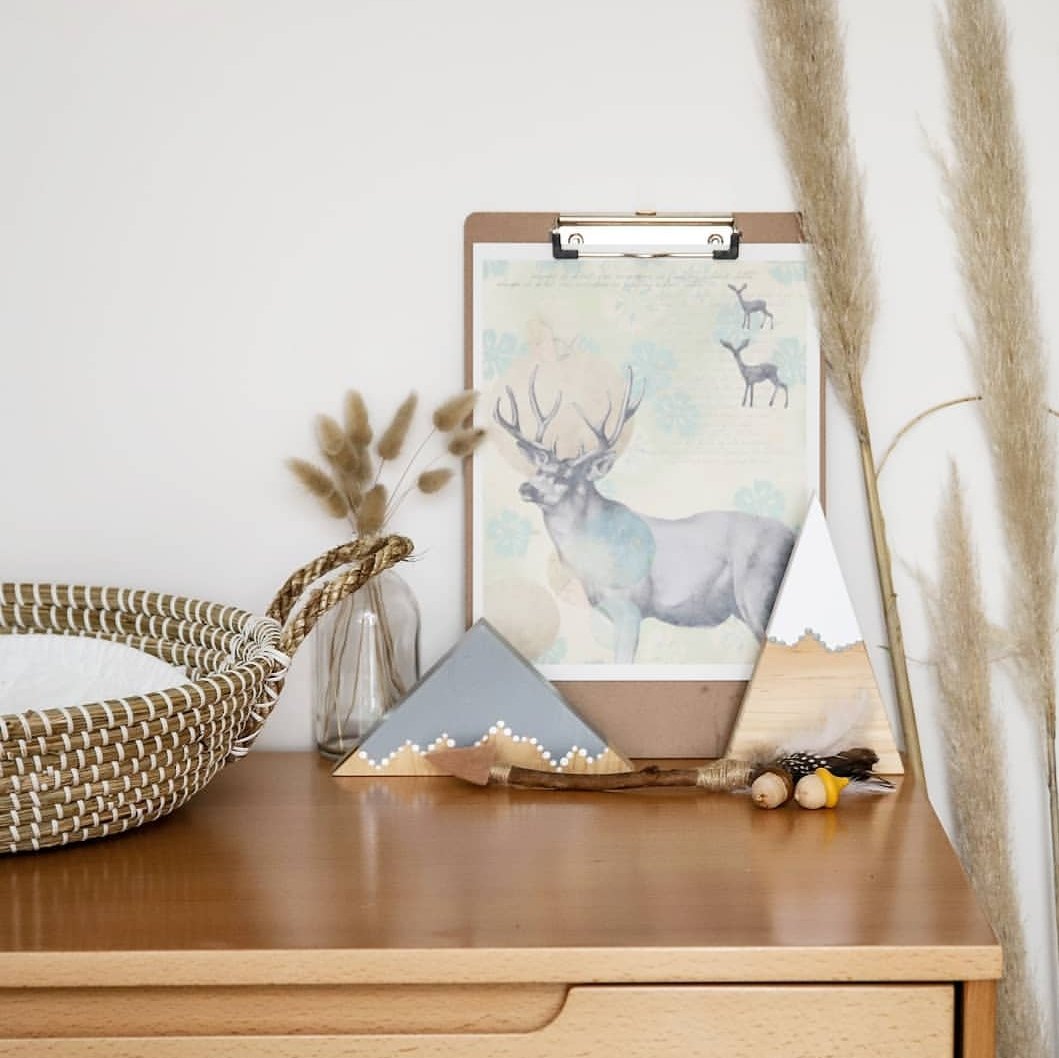 Image of Wooden Mountains (Set of 2)