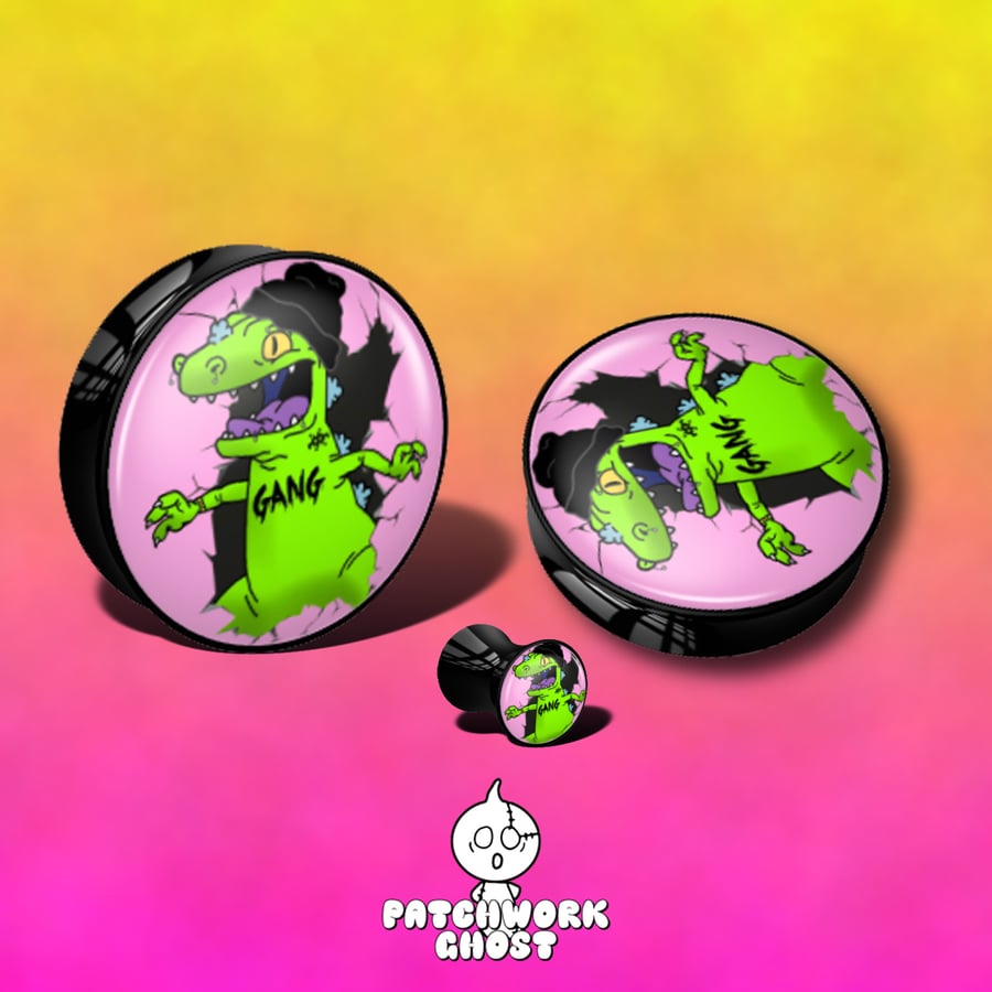 Image of Dino Gang Double Flare Plugs