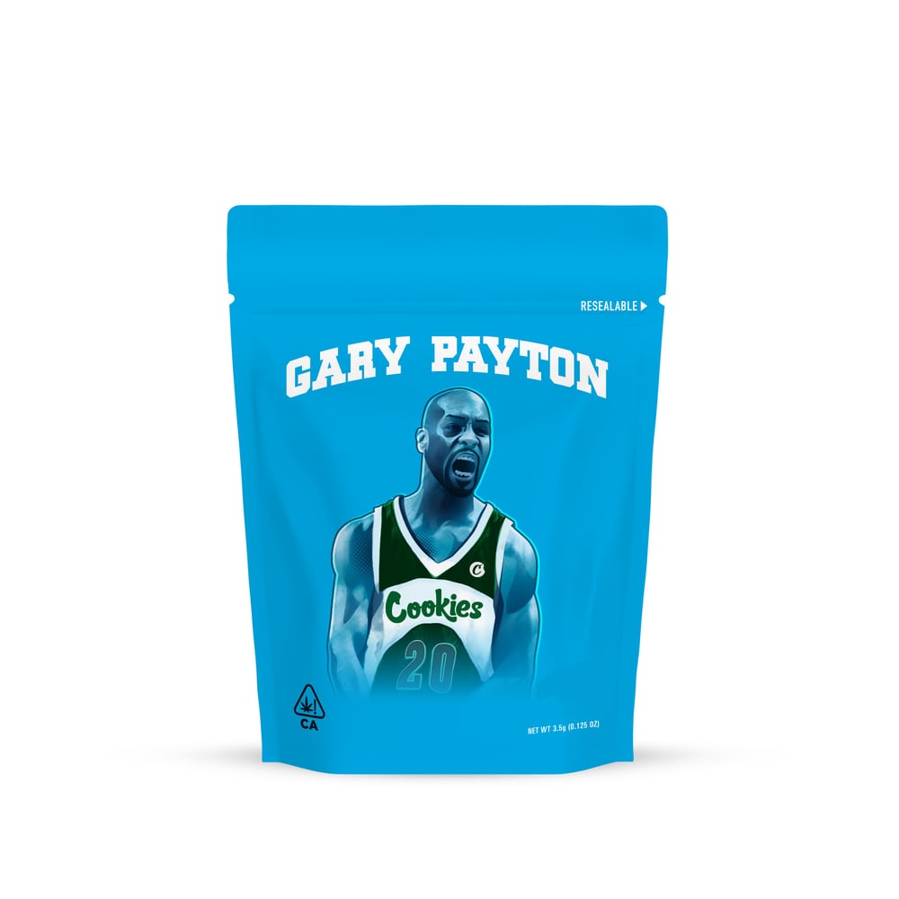 Image of Gary Payton Cookies Bags Empty 3.5 to 7g Size Smell Proof Mylar Bags