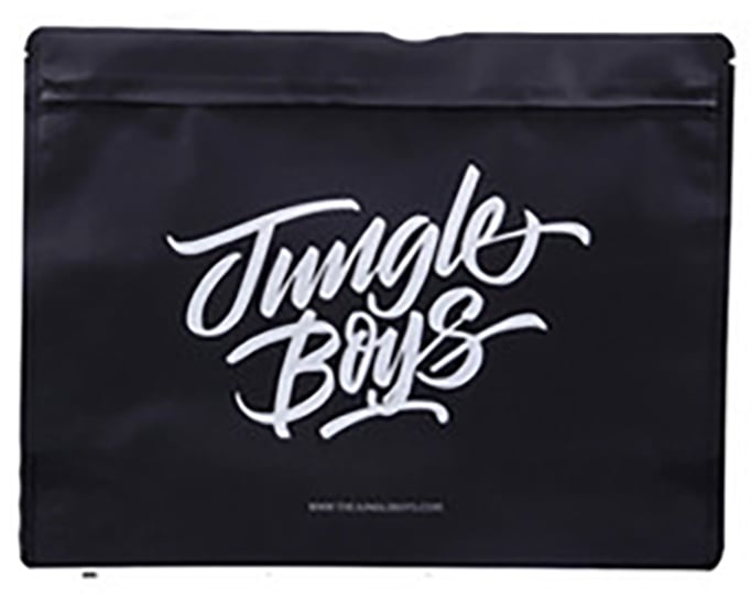 25-100ct Lot Jungle Boy zipper resealable Mylar 7g smell proof bags packaging 