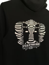 Image 5 of It's All In Your Head G Jones Inspired Glow in the Dark Zip up Hoodie