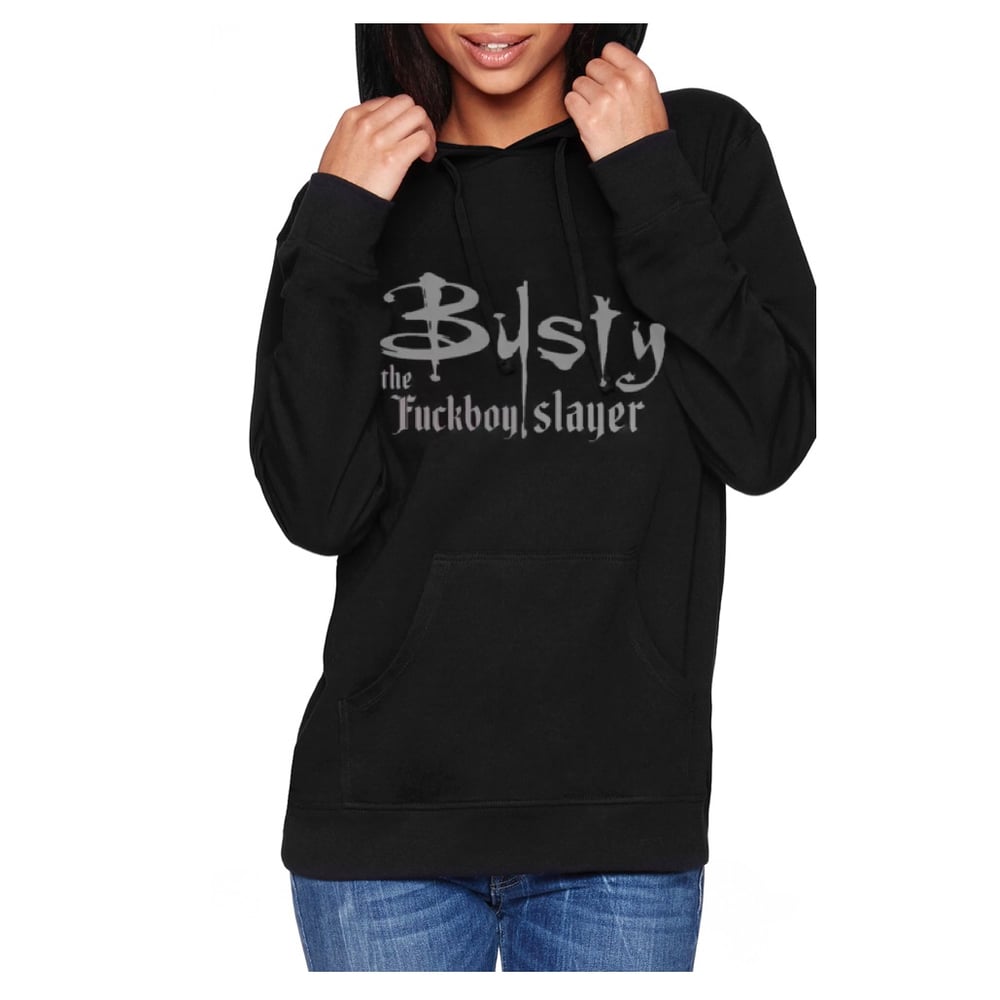 Busty The Slayer Unisex Pullover Hoodie 
