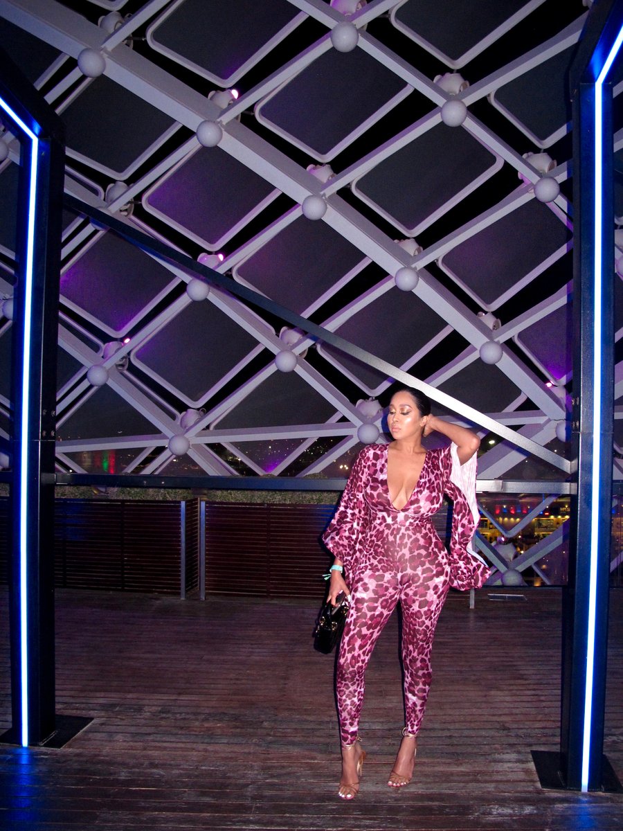 Image of PURPLE LEOPARD FLARED ARM JUMPSUIT (SMALL)