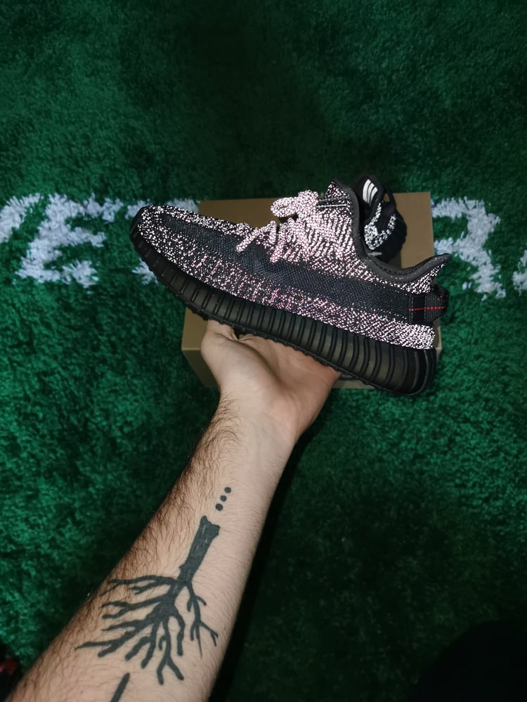 Image of Yeezy 350 Black Reflective