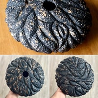 Image 5 of Oak Wood Hollow Form w/ Texture & Ebonized