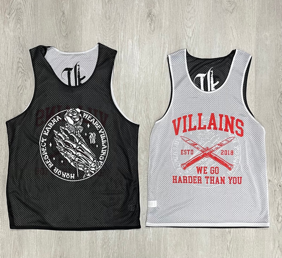 CAGERS SV on Black Reversible Mesh Tank – AMR Ventura County