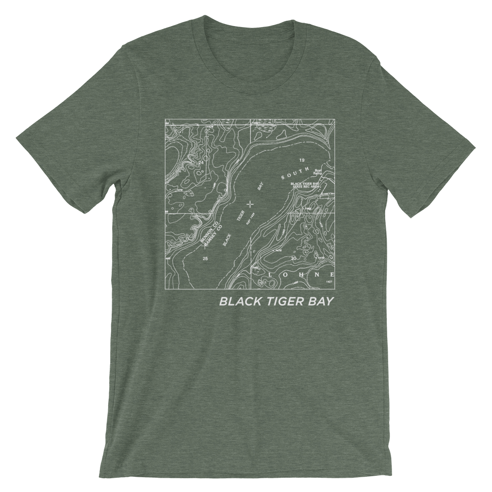Image of Topo Tee (Forest Green Heather)