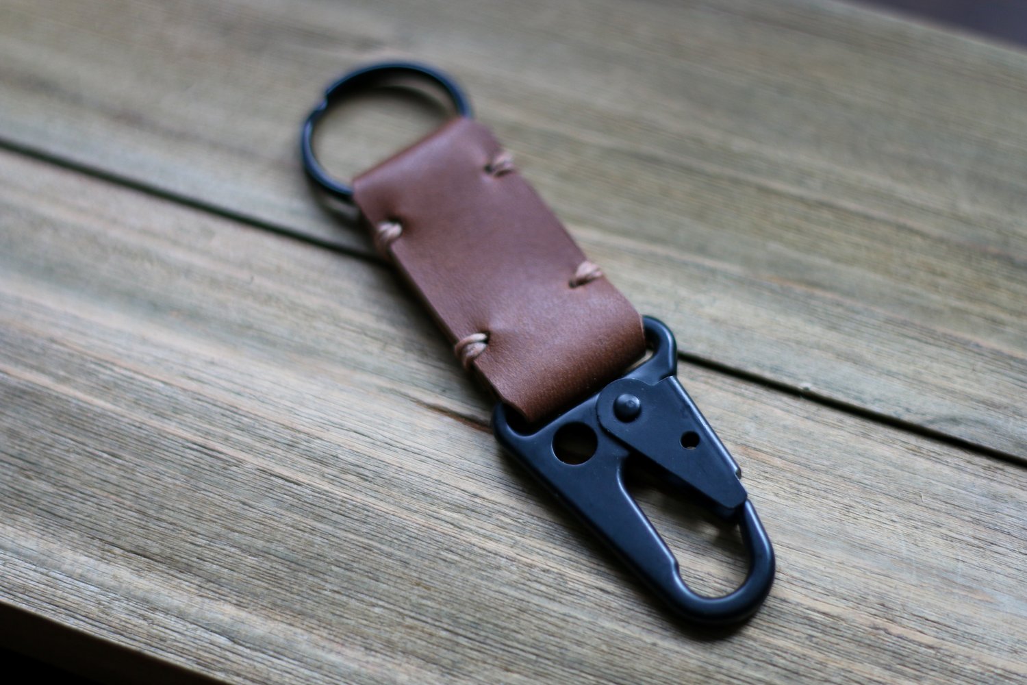 Hides and Stitches — HK Snap Hook Keychain