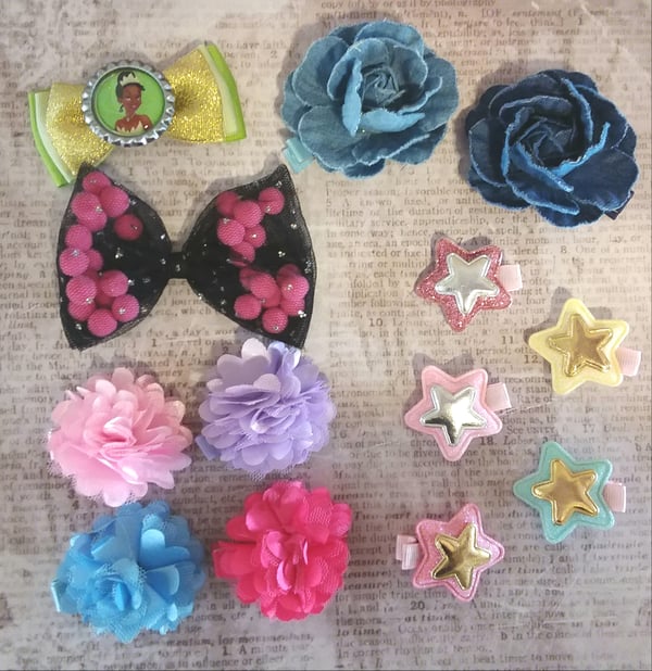 Image of ROCK BOTTOM BLOWOUT SALE- Hairclips 