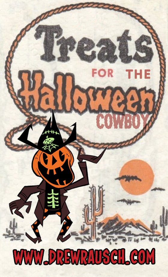 Image of The Halloween Cowboy Enamel Pin