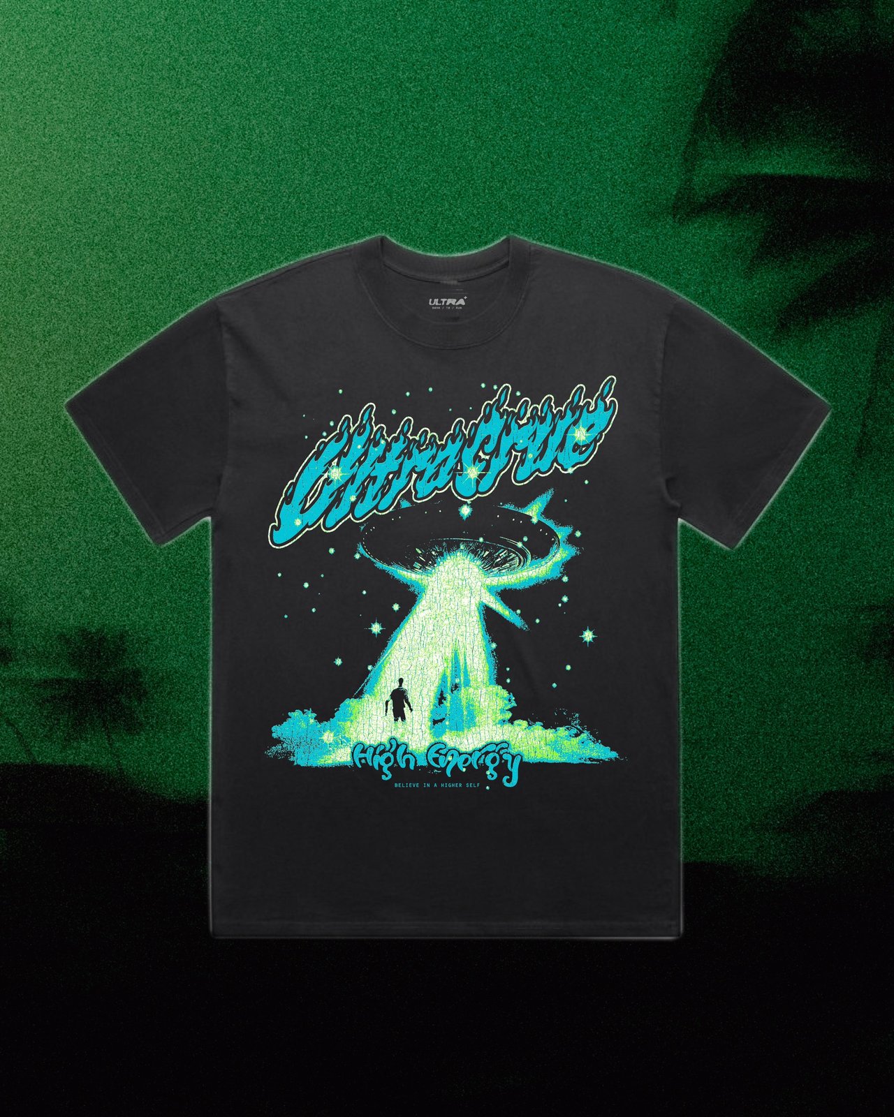 BELIEVE - AGED BLACK TEE | seekers cult