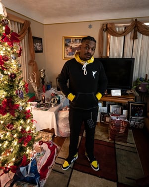 Image of Yellow F Hoodie