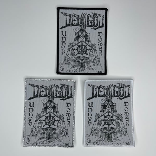 Image of Demigod - Unholy Domain Woven Patch