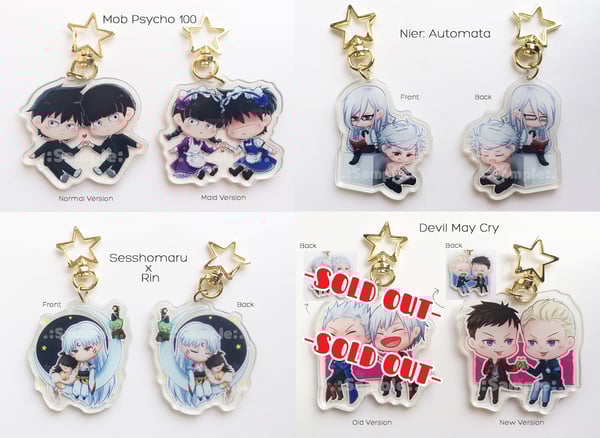 Image of Acrylic Charms 1