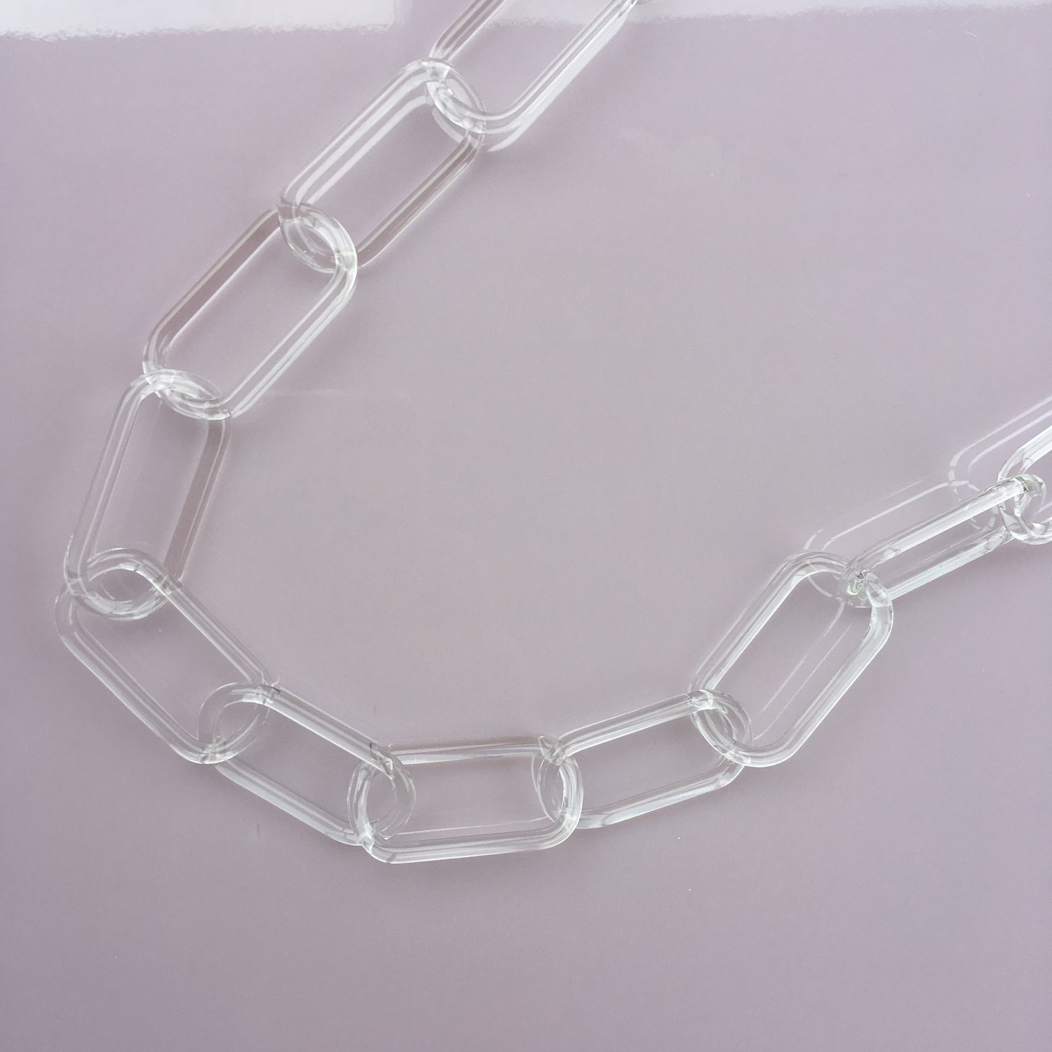 Image of crystal clear necklace 