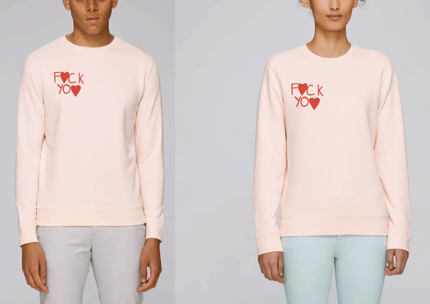 Image of F U with Love Jumper