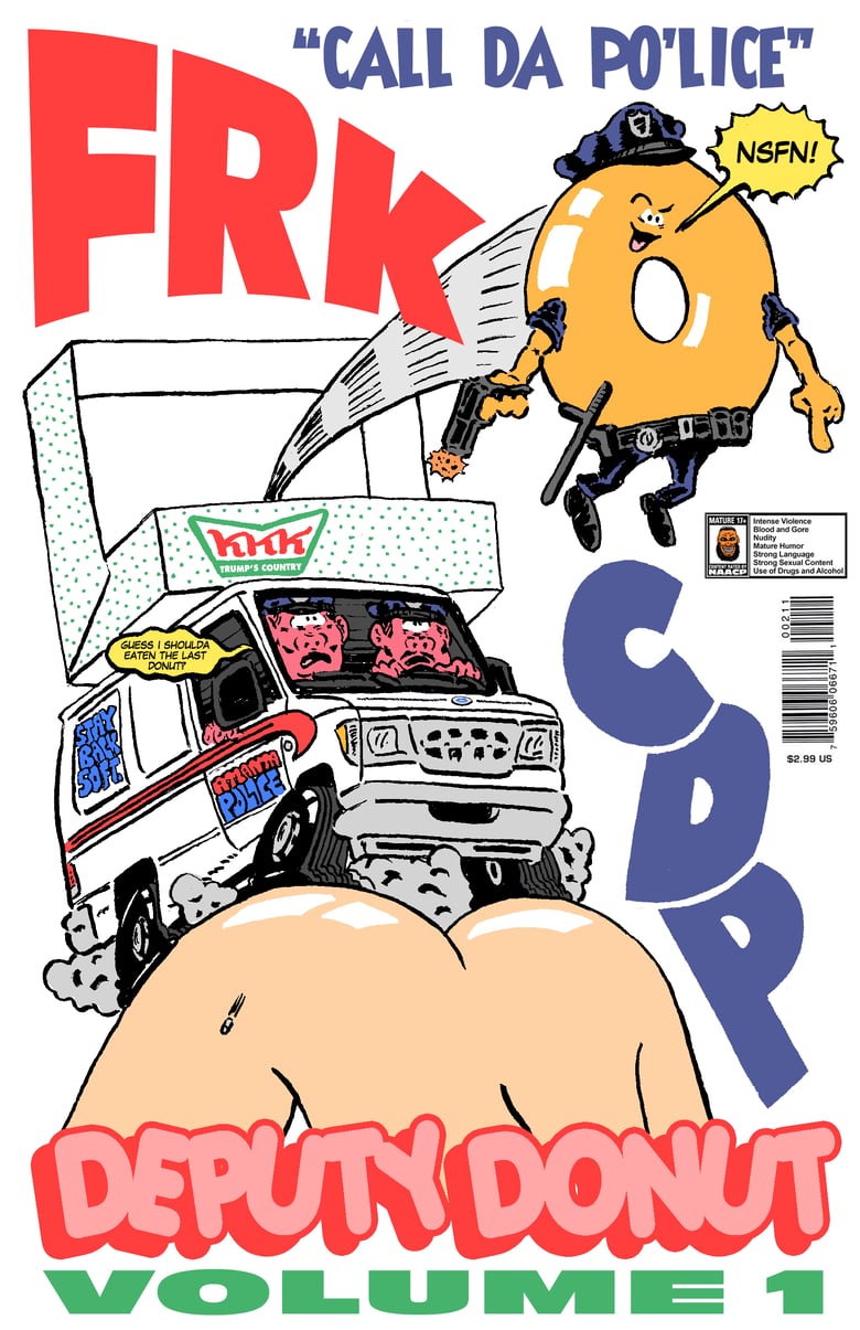 Image of "CALL DA PO'LICE VOLUME 1: DEPUTY DONUT" COMIC (2- PAGE)