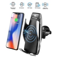 Automatic Clamping Fast Charging Phone Holder Mount in Car for all Smart Phone 