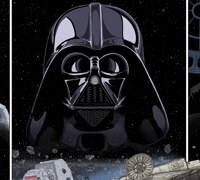 Image 3 of Star Wars original trilogy triptych