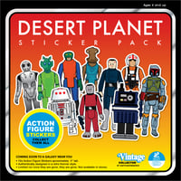 Image 2 of Vintage Collector - Desert Planet Sticker Pack