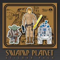 Image 3 of Vintage Collector - Swamp Planet Sticker pack