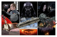 Image 1 of Star Wars original trilogy triptych